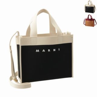 MARNI トートバッグ ジャカード スモール ショッピングバッグ