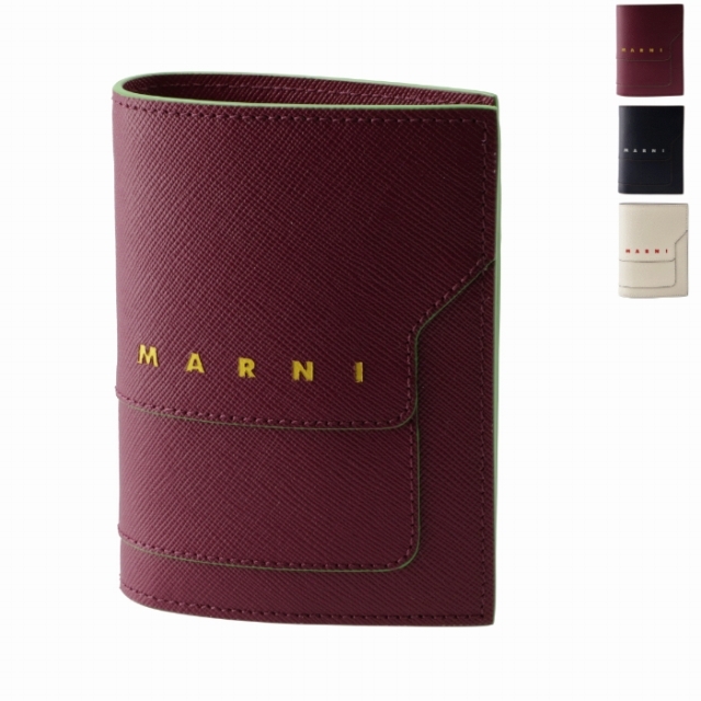 Marni - MARNI 財布 二つ折り ミニ財布 サフィアーノレザーの通販 by