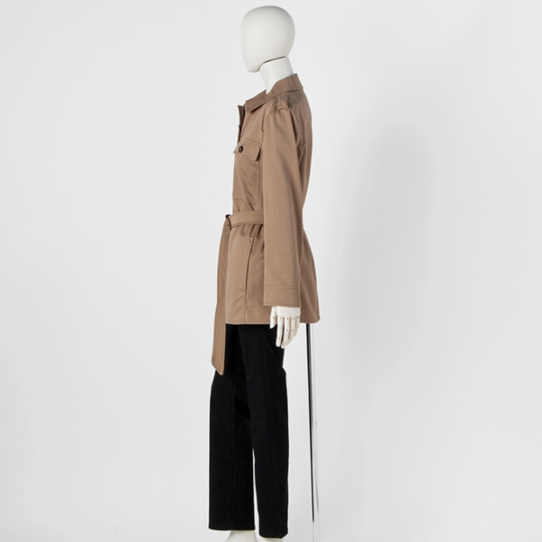 【MAX MARA】「Sacco」サファリジャケット【関税送料込】 30%OFF【MFB-2342】ワンサイドラグランジャケット | MaxFritz