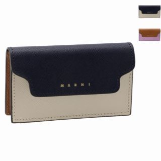 マルニ(Marni)のMARNI カードケース サフィアーノレザー(名刺入れ/定期入れ)