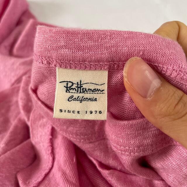 Ron Herman(ロンハーマン)のロンハーマン　ピンク　Tシャツ メンズのトップス(Tシャツ/カットソー(半袖/袖なし))の商品写真