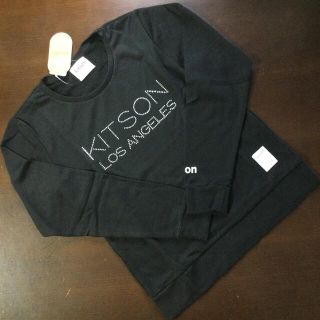 キットソン(KITSON)の★☆新品☆★早い者勝ち☆kitson ☆トレーナー☆長袖☆黒☆Sサイズ(トレーナー/スウェット)