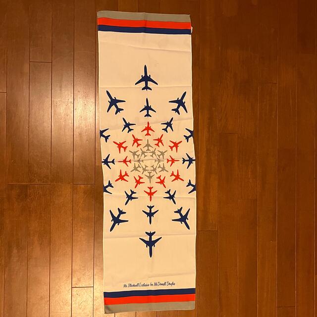 JAL(日本航空)(ジャル(ニホンコウクウ))のMcDonnell Douglas 航空スカーフ  レディースのファッション小物(バンダナ/スカーフ)の商品写真