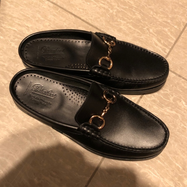 大幅値下げ！今季ユナイテッドアローズ別注＜Paraboot＞ ビット ミュールBLACKサイズ