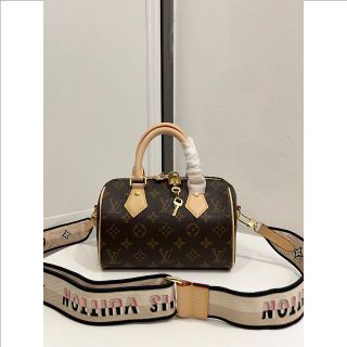 Louis Vuitton ルイヴィトン ハンド バッグ デニム ブラウン ロゴ