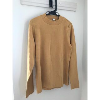 ユニクロ(UNIQLO)のユニクロ　リブハイネックT (Tシャツ(長袖/七分))