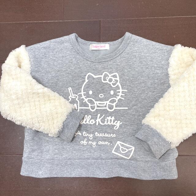 サンリオ(サンリオ)のキティちゃんトップス☆90センチ キッズ/ベビー/マタニティのキッズ服女の子用(90cm~)(ジャケット/上着)の商品写真