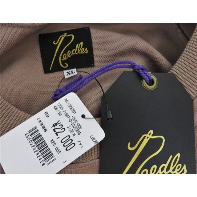 Needles(ニードルス)のNeedles Track Crew Neck Shirt XL TAUPE メンズのトップス(スウェット)の商品写真