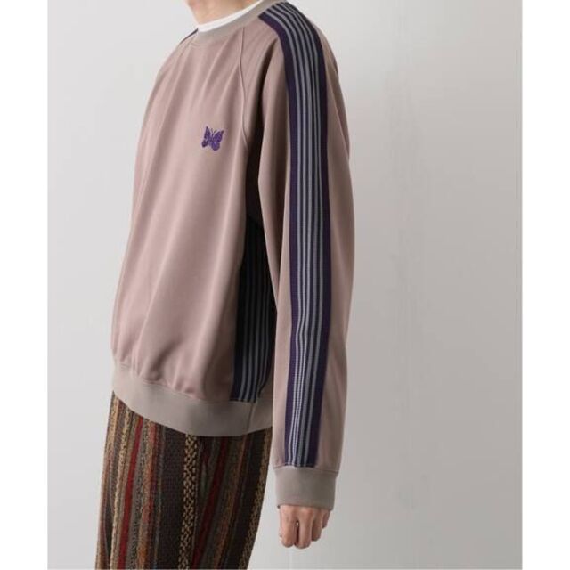 Needles(ニードルス)のNeedles Track Crew Neck Shirt XL TAUPE メンズのトップス(スウェット)の商品写真