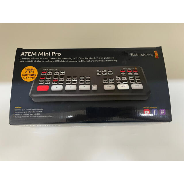 未使用】Blackmagic ATEM Mini 小型スイッチャー-