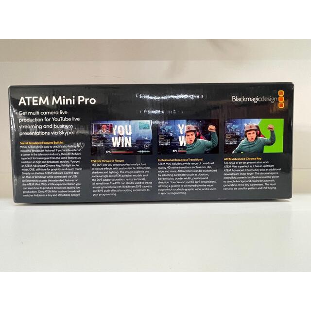 ATEM Mini Pro  ビデオスイッチャー スマホ/家電/カメラのPC/タブレット(PC周辺機器)の商品写真