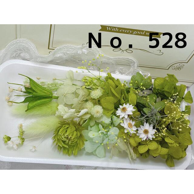 花材セット グリーン  Ｎｏ．528 ハンドメイドのフラワー/ガーデン(プリザーブドフラワー)の商品写真