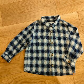 ザラキッズ(ZARA KIDS)のzarababy☆チェックシャツ(シャツ/カットソー)