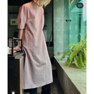 ロク(6 (ROKU))の6　ROKU　VOLUME SLEEVE DRESS　todayful sz(ロングワンピース/マキシワンピース)