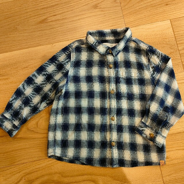 ZARA KIDS(ザラキッズ)のzara baby☆チェックシャツ キッズ/ベビー/マタニティのベビー服(~85cm)(シャツ/カットソー)の商品写真