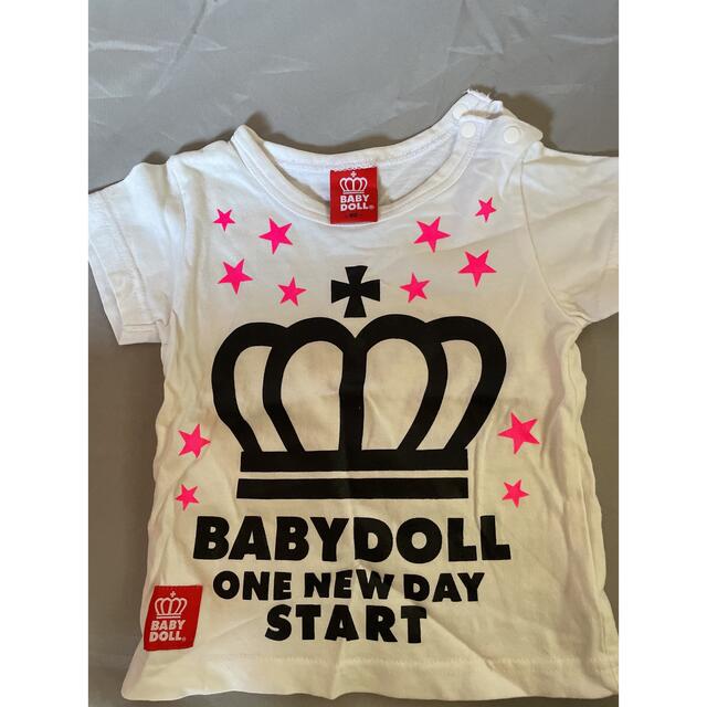 BABYDOLL(ベビードール)のbaby doll Tシャツ キッズ/ベビー/マタニティのベビー服(~85cm)(Ｔシャツ)の商品写真