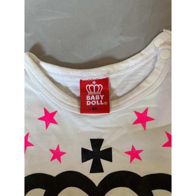 BABYDOLL(ベビードール)のbaby doll Tシャツ キッズ/ベビー/マタニティのベビー服(~85cm)(Ｔシャツ)の商品写真