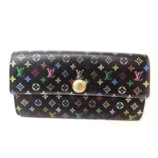 ルイヴィトン(LOUIS VUITTON)のヴィトン 財布 ■ M93533 ポフトフォイユ・サラ モノグラム マルチカラー(財布)