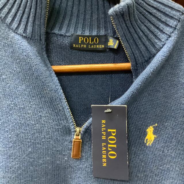 POLO RALPH LAUREN(ポロラルフローレン)の83/ ラルフローレン　ジップニットr366 メンズのトップス(ニット/セーター)の商品写真