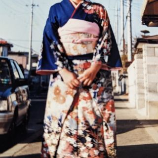 振袖フルセット ローラ 成人式 青 ブルー 豪華 正絹 着物 www ...