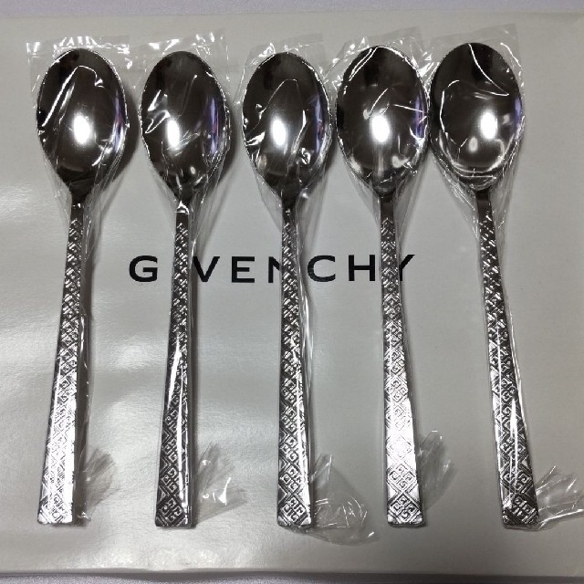 GIVENCHY(ジバンシィ)のジバンシー　GIVENCHY 　スプーン（大）5本 インテリア/住まい/日用品のキッチン/食器(カトラリー/箸)の商品写真