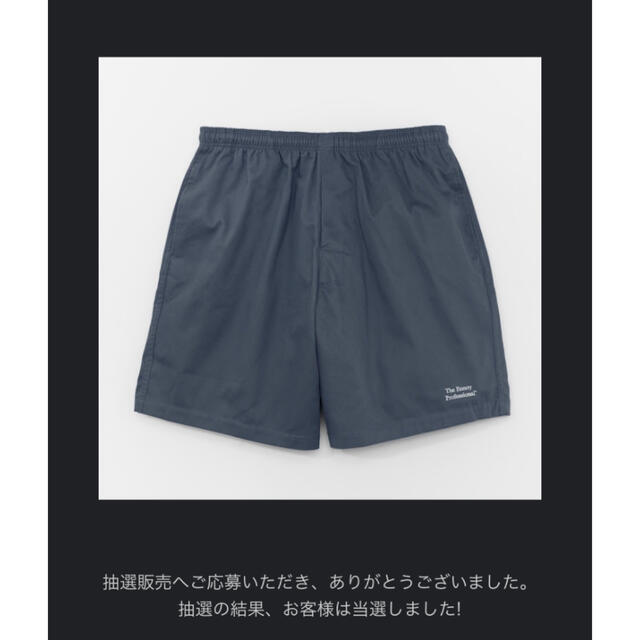 ennoy cotton easyshorts grayish navy M 有名ブランド www.cvi.med.br