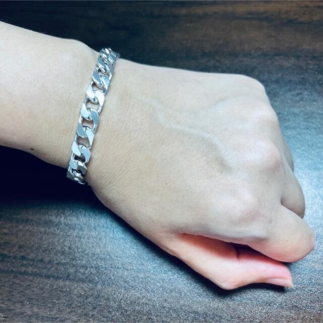 Tiffany & Co.(ティファニー)のVINTAGE TIFFANY ティファニー カーブ チェーン ブレスレット メンズのアクセサリー(ブレスレット)の商品写真