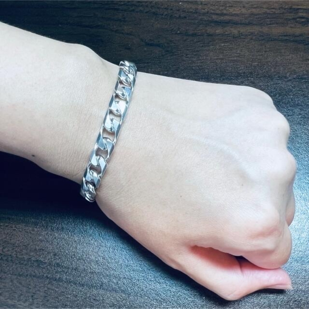 Tiffany & Co.(ティファニー)のVINTAGE TIFFANY ティファニー カーブ チェーン ブレスレット メンズのアクセサリー(ブレスレット)の商品写真