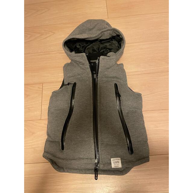 AZUL by moussy - AZUL キッズ ダウンベスト グレーの通販 by 11までお