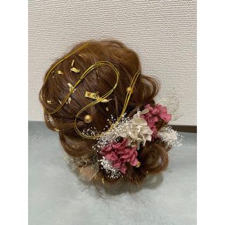 髪飾り 紐アレンジ　成人式　卒業式　これだけ！(ヘアアクセサリー)