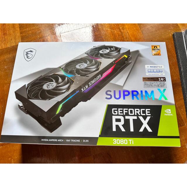 MSI RTX3080Ti SUPRIM X 12G 　動作確認済み