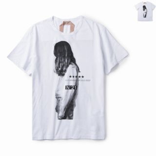 ヌメロヴェントゥーノ(N°21)のN°21 Tシャツ プリント クルーネック スウェットシャツ(Tシャツ(半袖/袖なし))