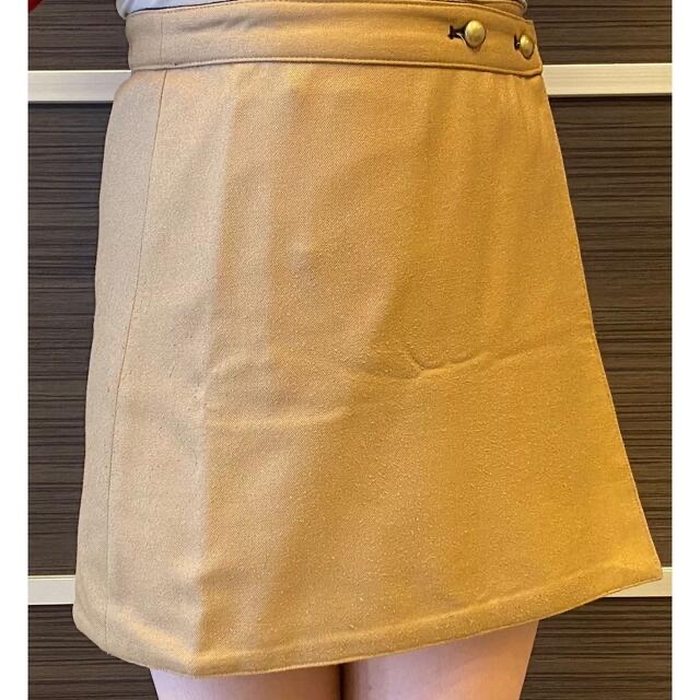 【専用】リバーシブル　韓国風　チェック　スカート レディースのスカート(ひざ丈スカート)の商品写真