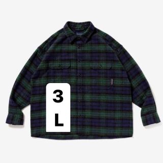 ディセンダント(DESCENDANT)のdescendant 20aw vaning check ls shirt L(シャツ)