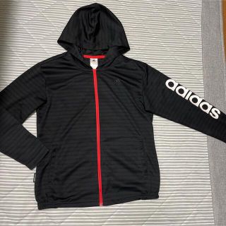 アディダス(adidas)のアディダス　ジップアップパーカー　Lサイズ(パーカー)