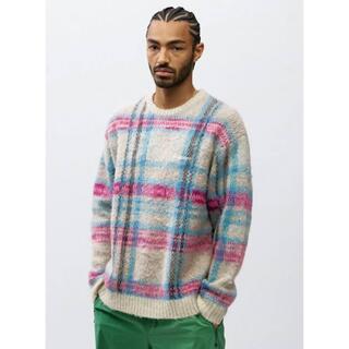 Supreme - 20aw Supreme Brushed Plaid Sweater whiteの通販 by ...