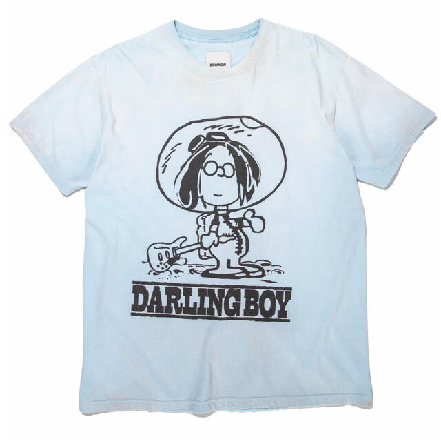 BOWWOW "DARLINGBOY TEE" L.BLUE AGEING