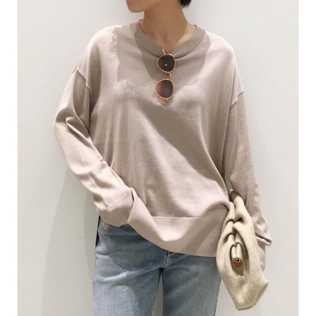 アパルトモン　Silk CTN C/N KNIT