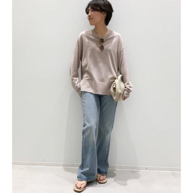 L'Appartement DEUXIEME CLASSE(アパルトモンドゥーズィエムクラス)のアパルトモン　Silk CTN C/N KNIT  レディースのトップス(ニット/セーター)の商品写真