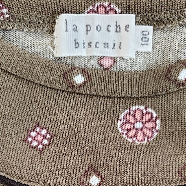 la poche biscuit ワンピース100cm キッズ/ベビー/マタニティのキッズ服女の子用(90cm~)(ワンピース)の商品写真