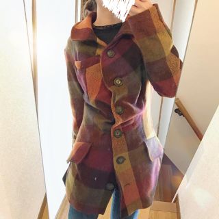 ヴィヴィアンウエストウッド(Vivienne Westwood)のVivienneWestwoodAnglomania  チェック変形ハーフコート(その他)