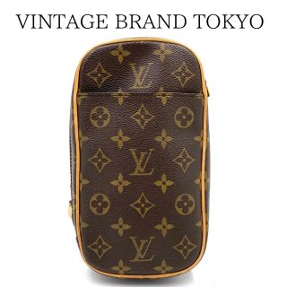 ルイヴィトン(LOUIS VUITTON)の【セール開催中】LOUIS VUITTON ルイヴィトン ボディバッグ モノグラム ポシェットガンジュ レディース ユニセックス ブラウン 茶 M51870    ゴールド金具 メンズ ギフト【中古品】(ボディーバッグ)