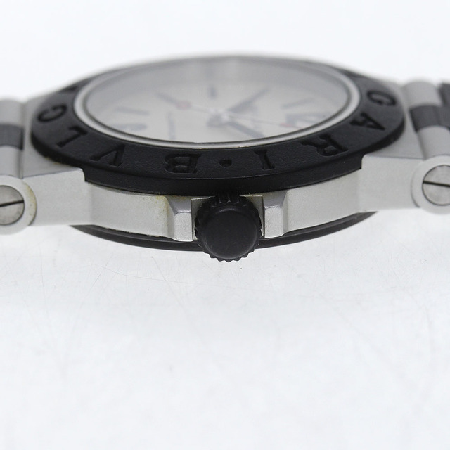 BVLGARI】ブルガリ アルミニウム デイト AL32A クォーツ ボーイズ_