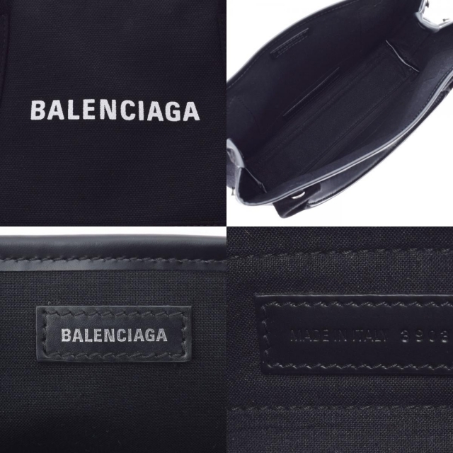 Balenciaga(バレンシアガ)のバレンシアガ  ネイビーカバ XS  ハンドバッグ 黒 レディースのバッグ(ハンドバッグ)の商品写真