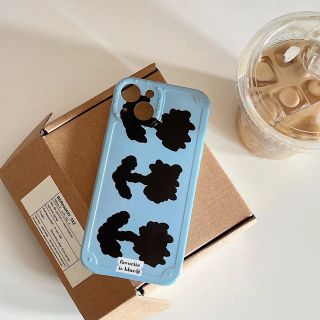 マリメッコ(marimekko)の新品　favorite is blue  flower 韓国系iPhoneケース(iPhoneケース)