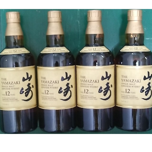 山崎 12年 4本セット 700ml - ウイスキー