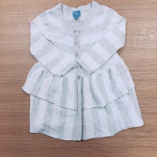 ベビーギャップ(babyGAP)のカーディガン　ボーダー(カーディガン)