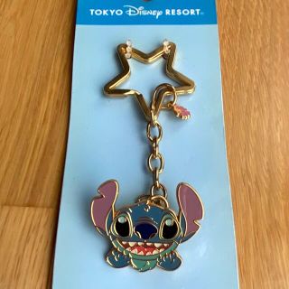 スティッチ(STITCH)の☆スティッチ☆クリップ付きキーチェーン☆(キーホルダー)