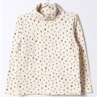 ラーゴム(LAGOM)の新品　ラーゴム　森総柄タートルネックカットソー(Tシャツ/カットソー)