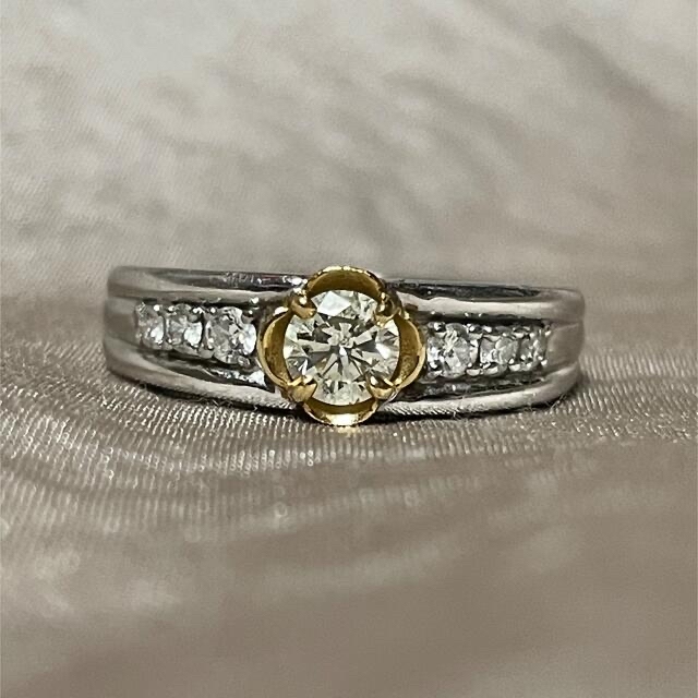 k18   ダイヤモンド　リング レディースのアクセサリー(リング(指輪))の商品写真